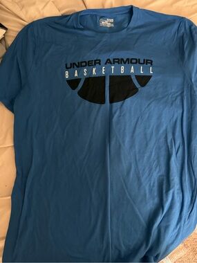 Under Armour Blue Basketball Graphic Tee